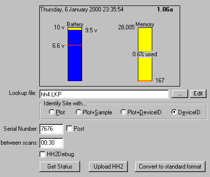 HH2 configuration form